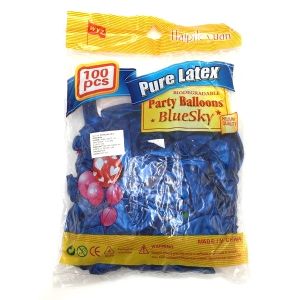 Party baloni za prigode i slavlja - biorazgradivi 100 komada 30cm - 12” - Metalik tamno plava 