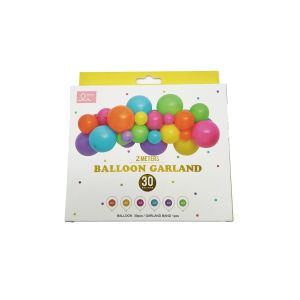 Balonska girlanda set 2 m 30 balona - Šarena