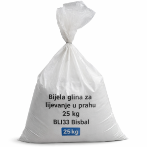 Bijela glina za lijevanje u prahu 25 kg BLI33 Bisbal 
