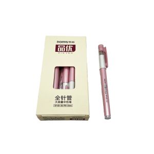 Donyu kemijska gel olovka 0.5 mm (12/1) – Crna tinta (GP-439) – Roza