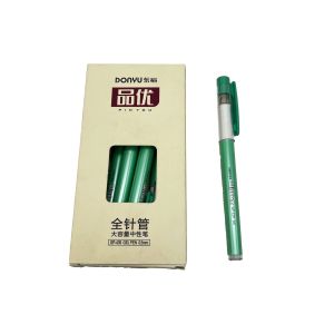 Donyu kemijska gel olovka 0.5 mm (set 12/1) – Crna tinta (GP-439) – Zelena