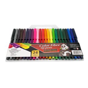 Flomasteri u boji – set 24 komada (perivi, na bazi vode)
