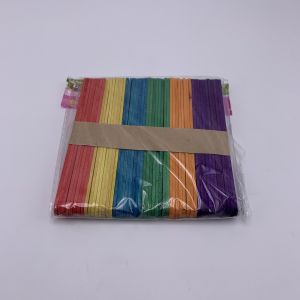 Drveni sladoledni štapići (50 kom) - Šareni