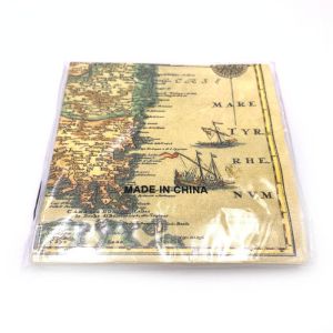 Salvete s uzorcima za dekoraciju i decoupage 30% - Old map  