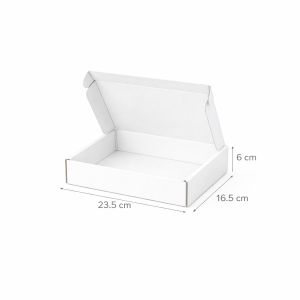 Kartonska kutija bijela 23.5x16.5x6cm - N24B