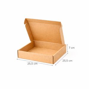 Kartonska kutija 25.5x25.5x7 cm (N35)
