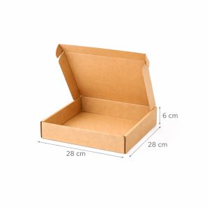 Kartonska kutija N109N 28x28x6cm - Natur