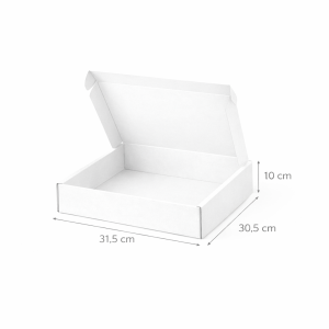 Kartonska kutija N5 31,5x30,5x10  (N51B) - Bijela kutija