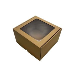 Kartonska kutija s prozorom 22x20,5x12 cm (N89N) 