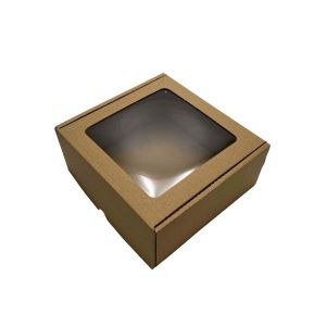 Kartonska kutija s prozorom 22x20,5x9 cm (N90N) 