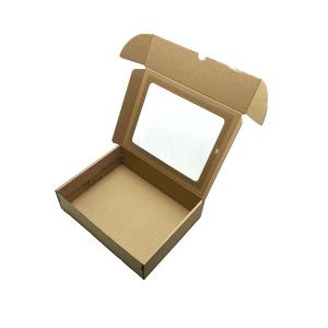 Kartonska kutija s prozorom 27x20,5x7 cm (N91N) 2