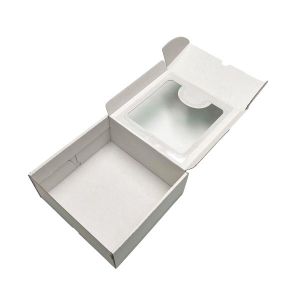 Kartonska kutija s prozorom bijela 22x20,5x9,5 cm (N102B) 2