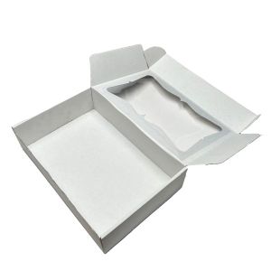 Kartonska kutija s prozorom bijela 31,5x20,5x7 cm (N48B) 2