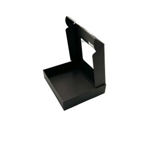Kartonska kutija s prozorom crna 24x21,5x5,5 cm (N71C) - 2