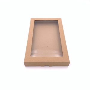 Kartonska kutija s prozorom natur 16x26x3 cm (N42A) – za poklon setove, delicije i premium kolekcije