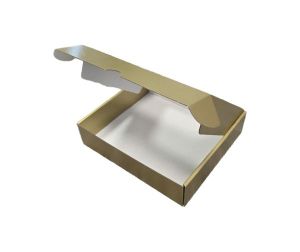 Kartonska kutija s prozorom zlatna 24x21.5x5.5 cm (N71Z) 2