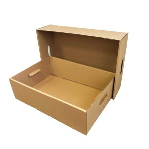 Kartonska kutija s ručkama 63x42x18 cm (N87) 