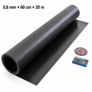 Magnetna folija u roli 0,8 mm x 60 cm x 20 m – za profesionalnu izradu magneta