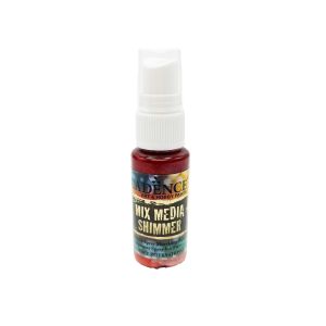 Mix Media Shimmer Spray Red 25 ml – shimmer tinta u spreju