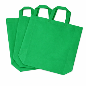 Promo vrećica s ručkama 35x45 cm – netkani polipropilen za tisak – zelena
