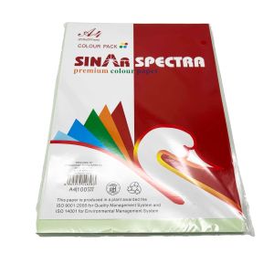 Papir u boji A4 (210×297 mm) 70 g – Pastel zelena, 100 listova
