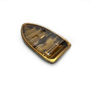 PET kutija LAĐA JYI-87101 - 29x15.6x6.6cm, PET zlatna kutija za slastice, kolače, sushi, plate i gastro