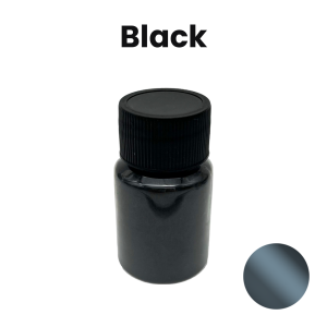 Pigment u prahu s bisernim efektom za epoksi smolu 10 g – Crna (Black)