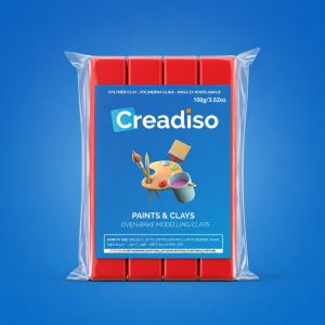 Polimerna glina Creadiso (crvena) – masa za modeliranje 100g