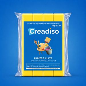 Polimerna glina Creadiso (žuta) – masa za modeliranje 100g