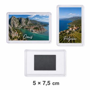 PVC okvir s magnetom 5 x 7,5 cm za fotografije i turističke suvenire