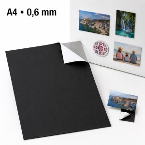 Samoljepljiva magnetna folija A4 0,6 mm – za foto magnete i suvenire
