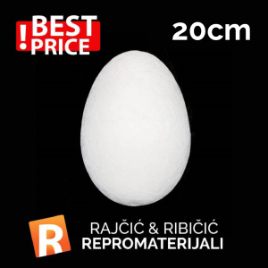 Stiropor jaje 20cm - Rastavno