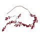 Božikovina dekorativna girlanda 110 cm – crvene bobice
