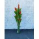 Dekorativna PVC biljka zelena sa crvenim cvijetovima 170cm za uređenenje doma,proslava,vrta