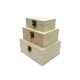 Drvene kutije 3 u 1 – 19.5×15×9 cm - Drvene kutije za ukrašavanje
