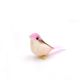 Dekorativna ptica u boji roza