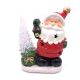  Keramički fenjer s LED svjetlom, Božićna kućica svjetleća, Keramički božićni ukras 22x18cm
