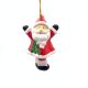 Keramičko zvonce, božićna dekoracija s vezicom za vješanje, ukras za bor 9cm