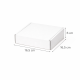Kartonska kutija bijela 16.5x16.5x6cm - N25B