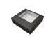 Kartonska kutija s prozorom crna 24x21,5x5,5 cm (N71C) - 1