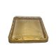 PET kutija JY-D3288 - 31x31x6.5cm, PET zlatna kutija za slastice, kolače, sushi, plate i gastro