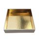 Kartonska kutija sa pvc prozorom i zlatnom podlogom 23,5x23x6cm N112