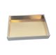 Kartonska kutija sa pvc prozorom i zlatnom podlogom 22x15x4cm N111