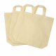 Promo vrećica s ručkama 35x45 cm – netkani polipropilen za tisak – bež