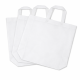 Promo vrećica s ručkama 35x45 cm – netkani polipropilen za tisak – bijela