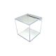 PVC kutijica s poklopcem – kockasta 6x6 cm, prozirna
