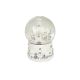 Snježna kugla s božićnom scenom 10 x 6.5 cm - Bijela 