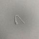 Srebrna udica 2,5 cm – Elegantna baza za naušnice 0.5g