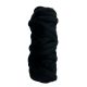 Chunky pliš pređa 1 cm, 250 g – Crna (br. 35)