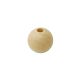 Drvena kuglica natur 25 mm s rupom 5 mm